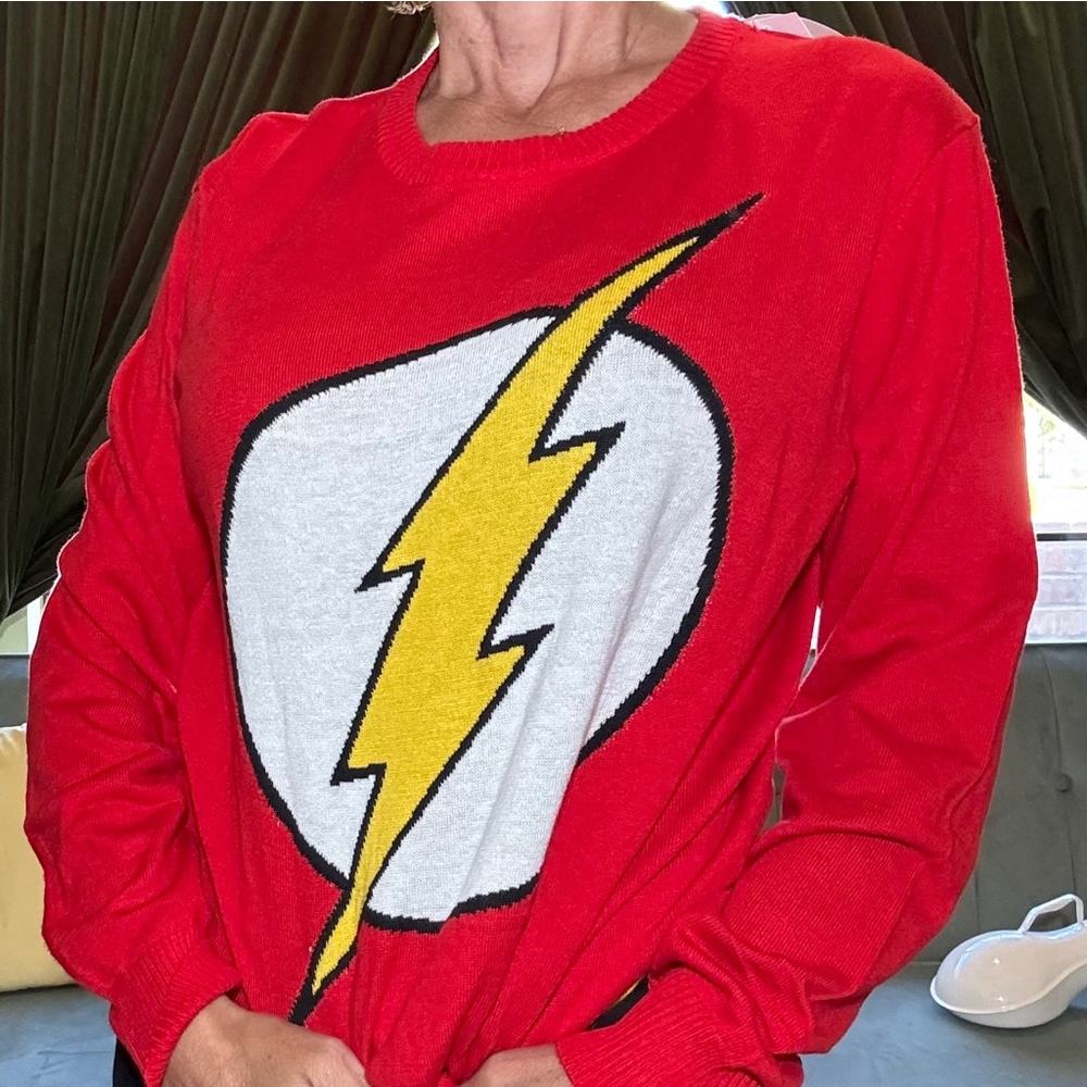 DC Comics Red Flash Logo Sweater